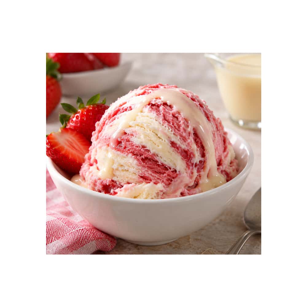 Helado doble crema sabor fresa y leche condensada Alask (4 L) - Miniatura 4