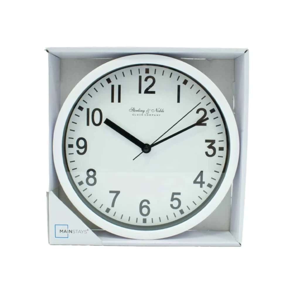 Reloj de pared blanco Mainstays 59220 - Miniatura 2