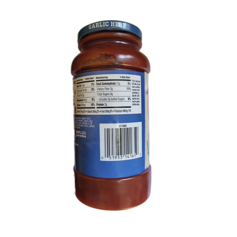 Salsa para pasta con ajo y hierbas Mantia's (680 g / 1.49 lb) - Miniatura 3