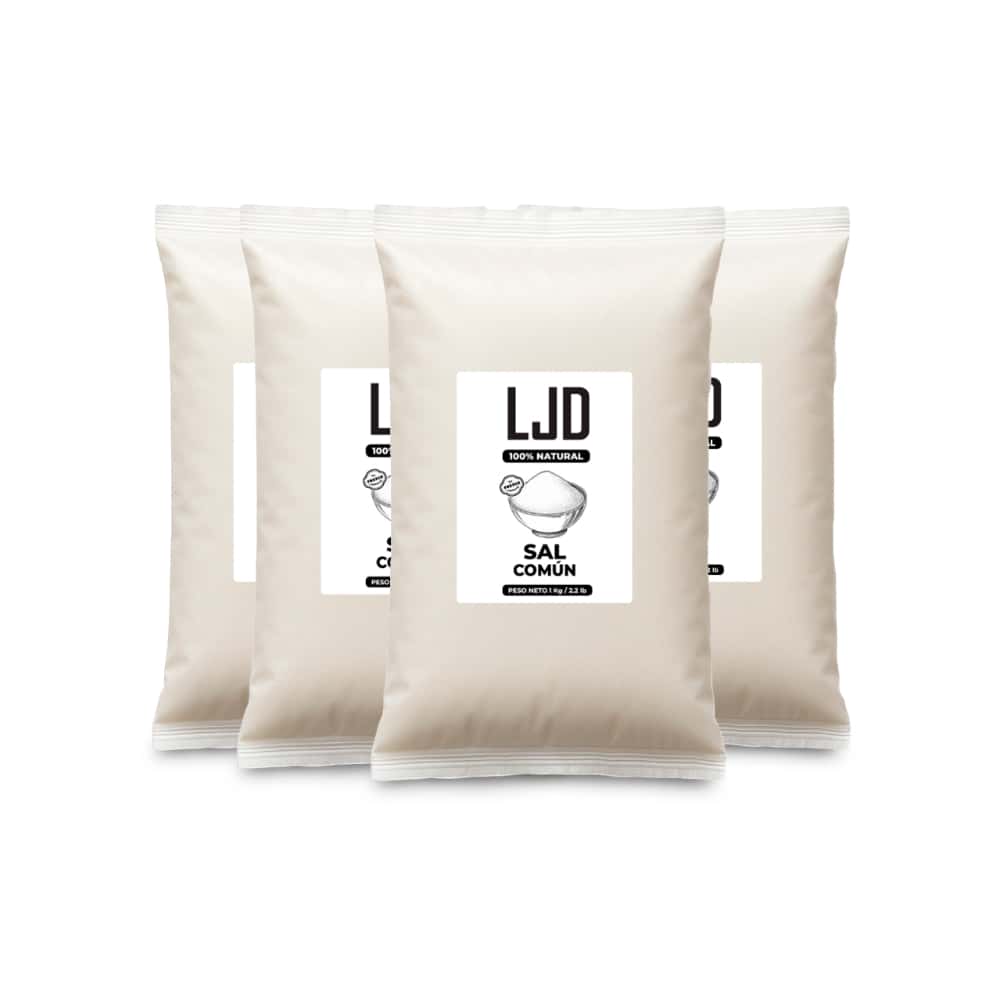 Sal común LJD (4 x 1 kg / 2.2 lb) - Miniatura 1
