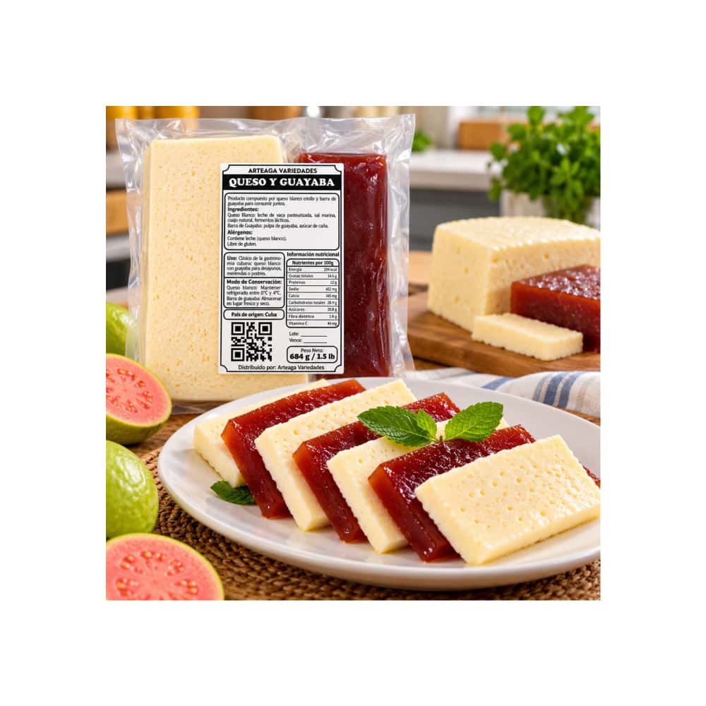 Queso y guayaba Arteaga Variedades (684 g / 1.5 lb) - Miniatura 3