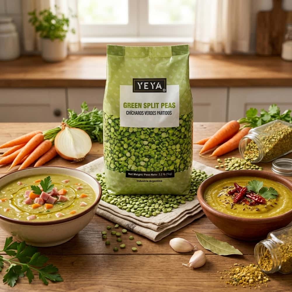 Chícharos verdes partido YEYA (1 kg / 2.2 lb) - Miniatura 4