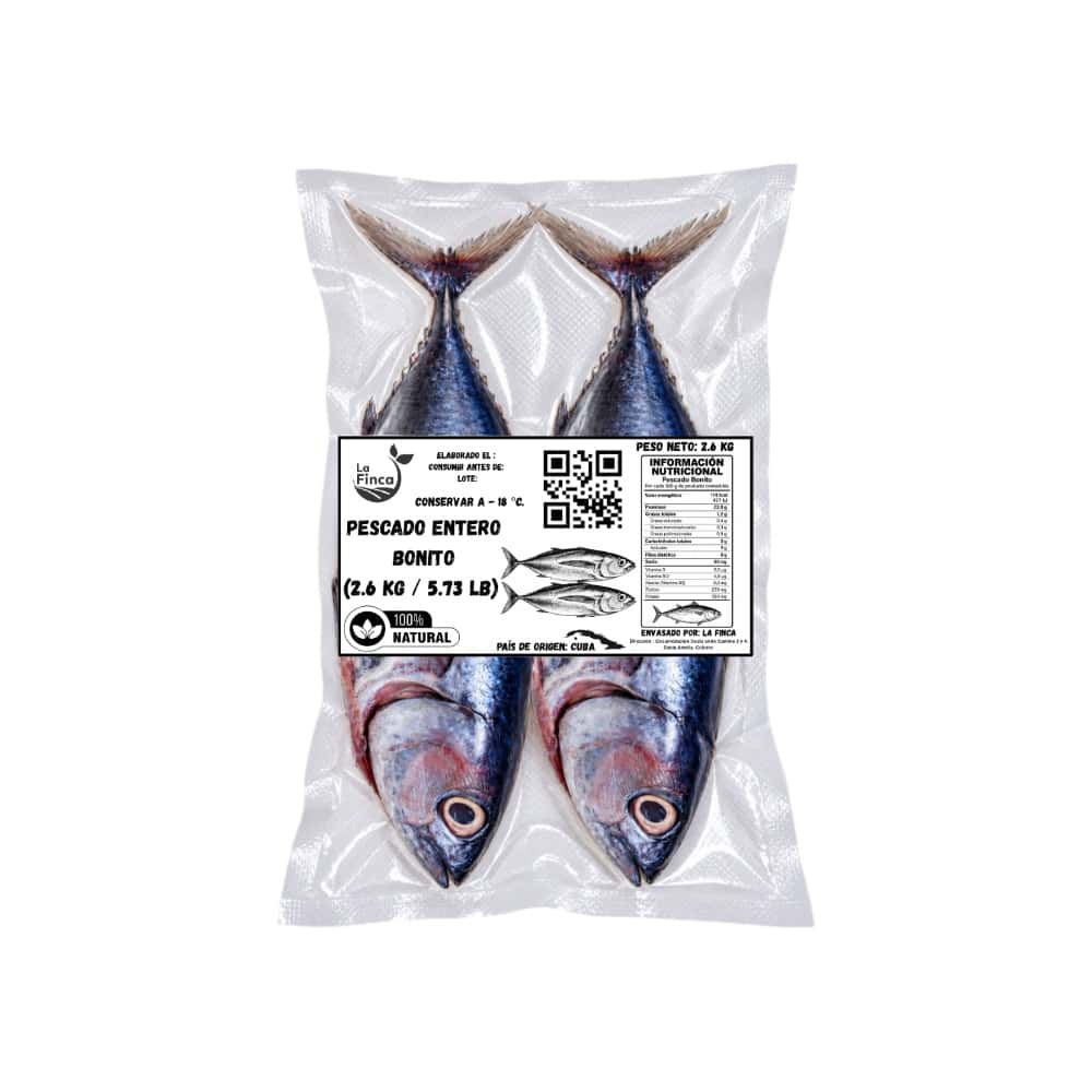 Pescado entero Bonito La Finca (2.6 kg / 5.73 lb) - Miniatura 2