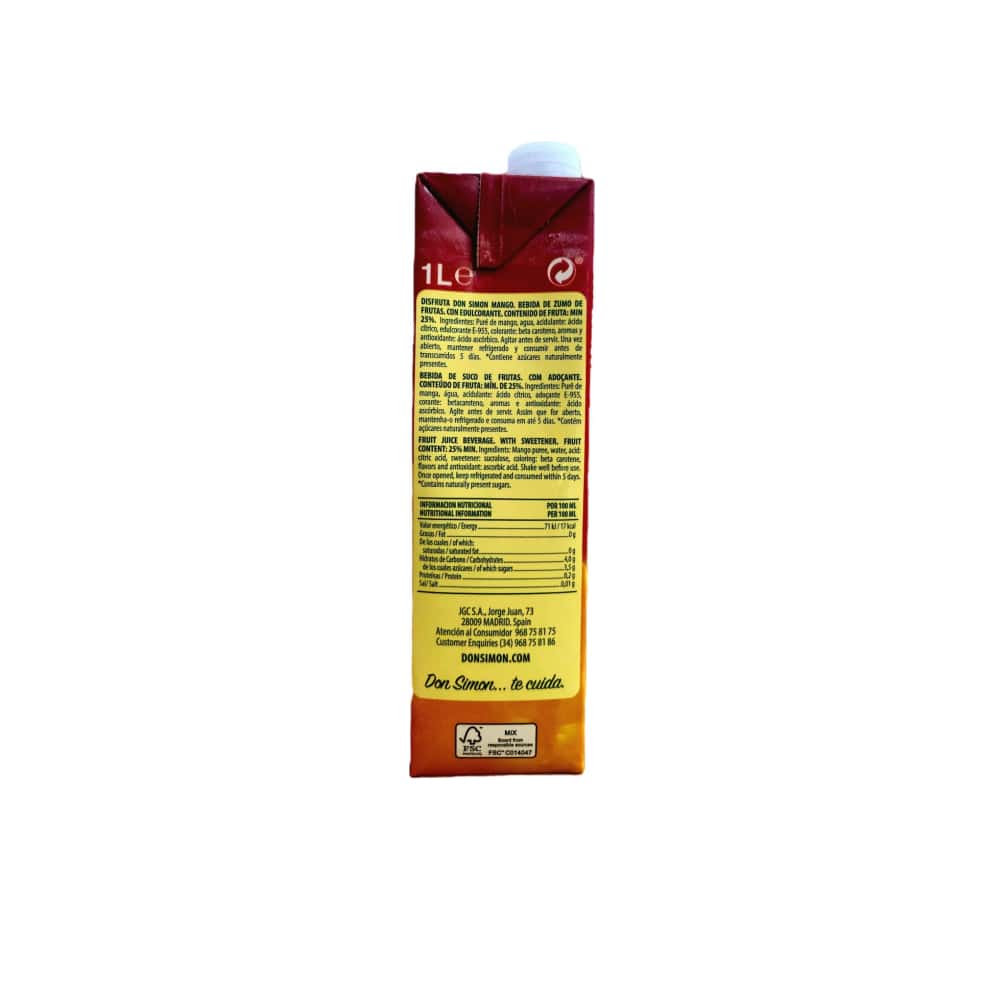 Jugo de mango Don Simon (1 L) - Miniatura 3