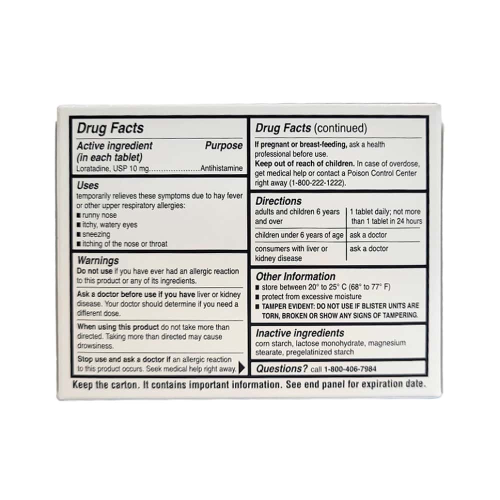 Loratadina 10 mg Ohm (30 tabletas) - Miniatura 4