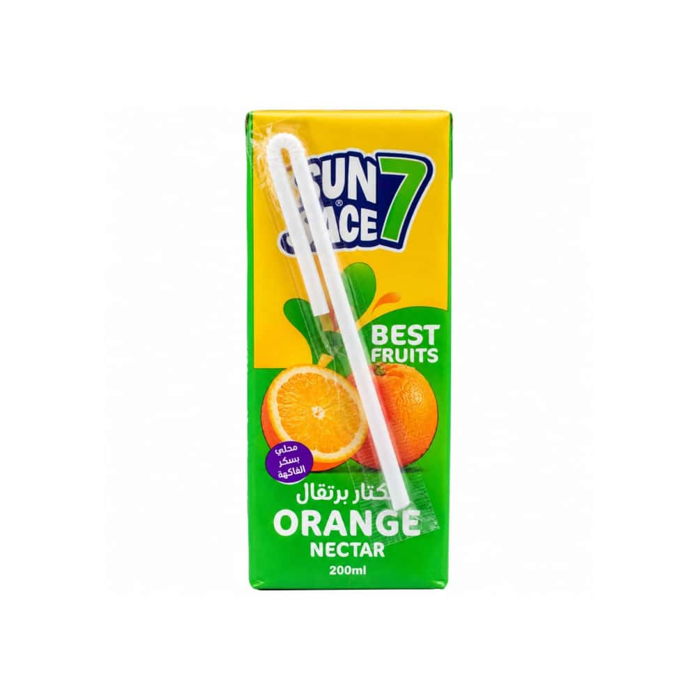 Néctar de frutas sabor a naranja Sun Juice 7 (200 ml / 6.76 floz) - Miniatura 2