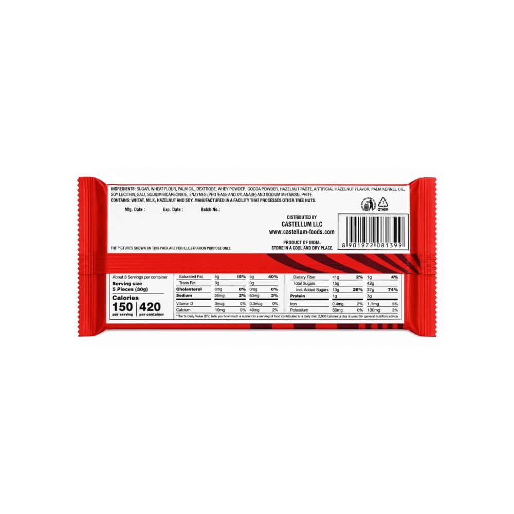 Sorbeto de vainilla con crema de avellana Castellum (85 g / 3.oz) - Miniatura 3