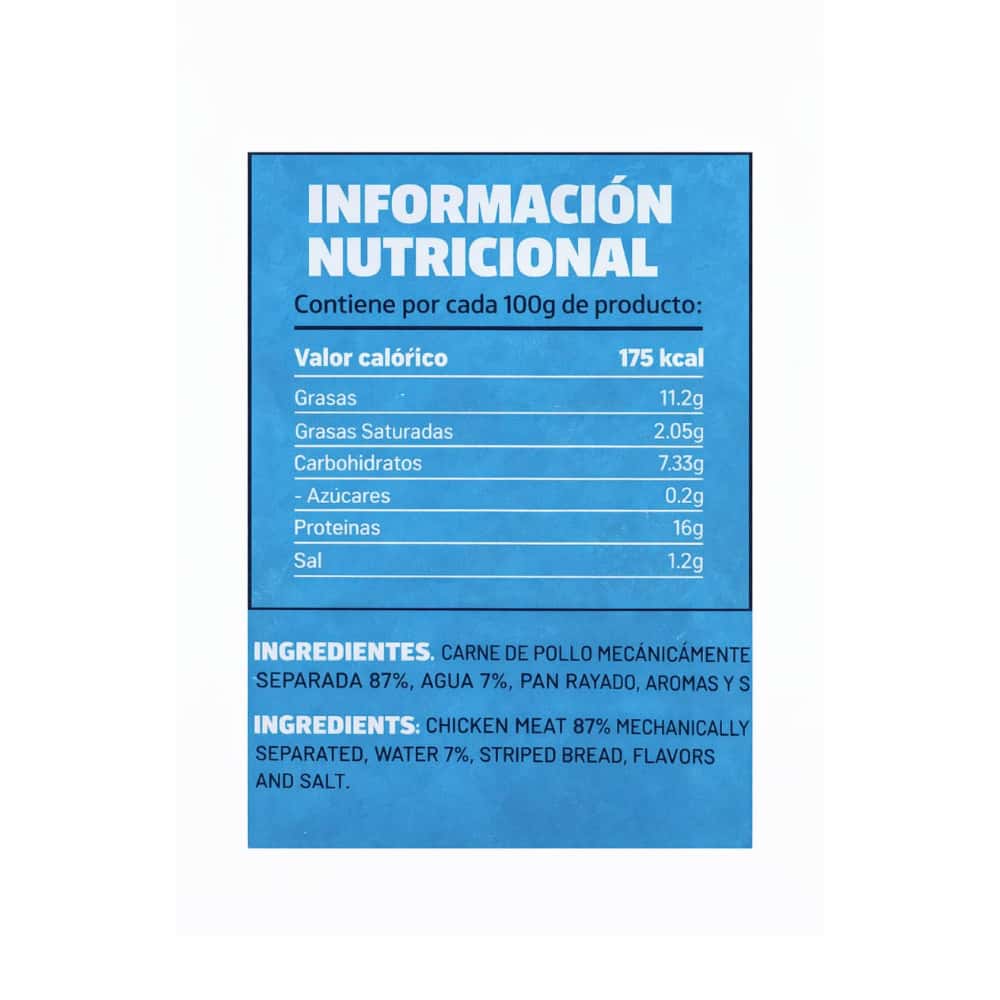 Hamburguesa de pollo Nativas (75 g / 2.65 oz) - Miniatura 2