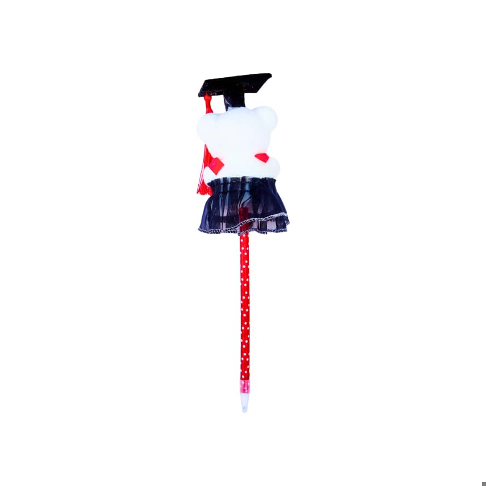 Bolígrafo con osita de peluche Tiara - Miniatura 4