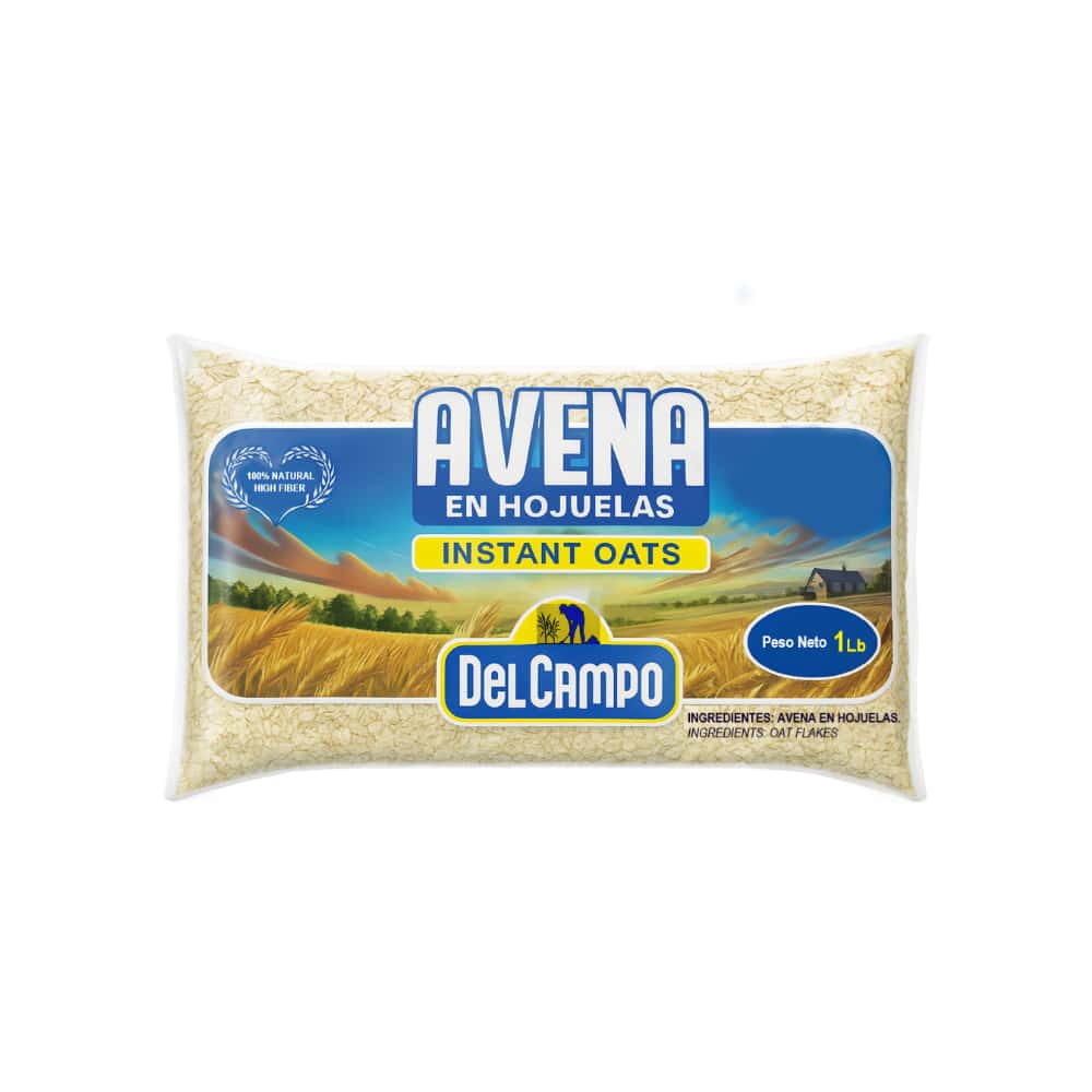 Avena en hojuelas Del Campo (453.6 g / 1 lb) - Miniatura 1