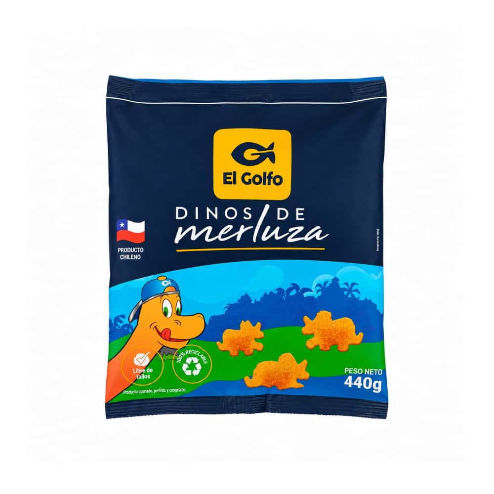 Dinos -nuggets- de merluza El Golfo (440 g / 15.5 oz) - Miniatura 5