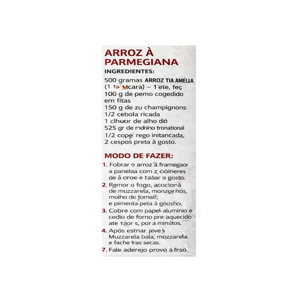 Arroz blanco de grano largo fino Tia Amélia (1 kg / 2.2 lb) - Miniatura 3