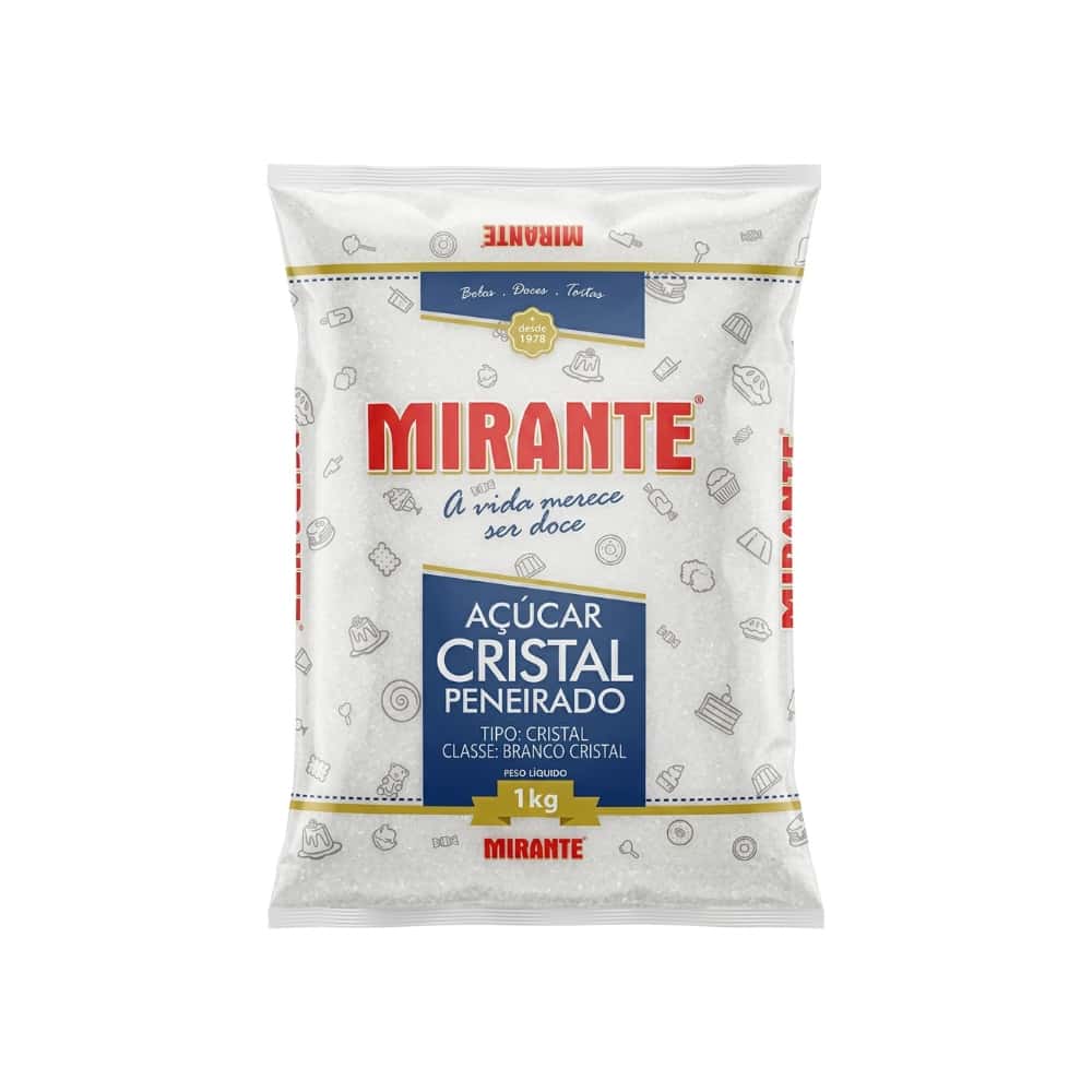 Azúcar Cristal Peneirado Mirante (1 kg / 2.2 lb) - Miniatura 1