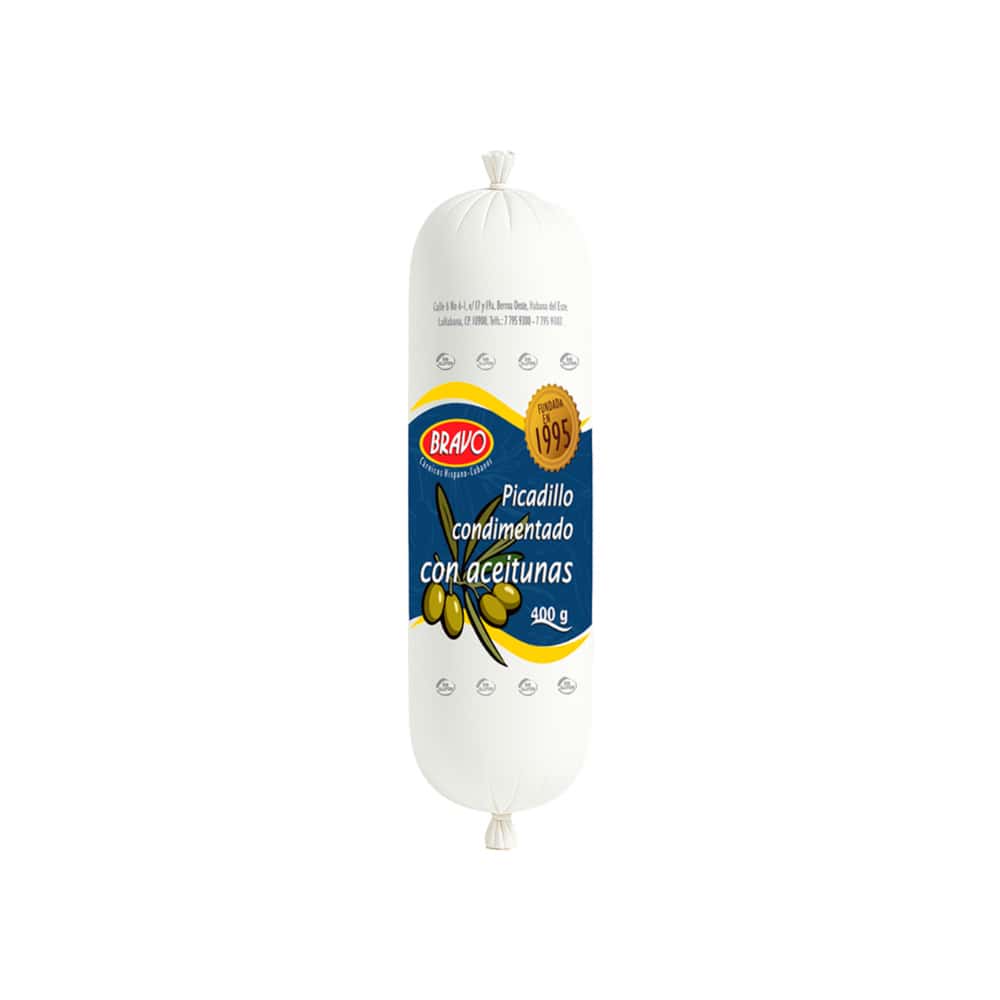 Picadillo condimentado con aceitunas Bravo (4 x 400 g / 14.10 oz) - Miniatura 2