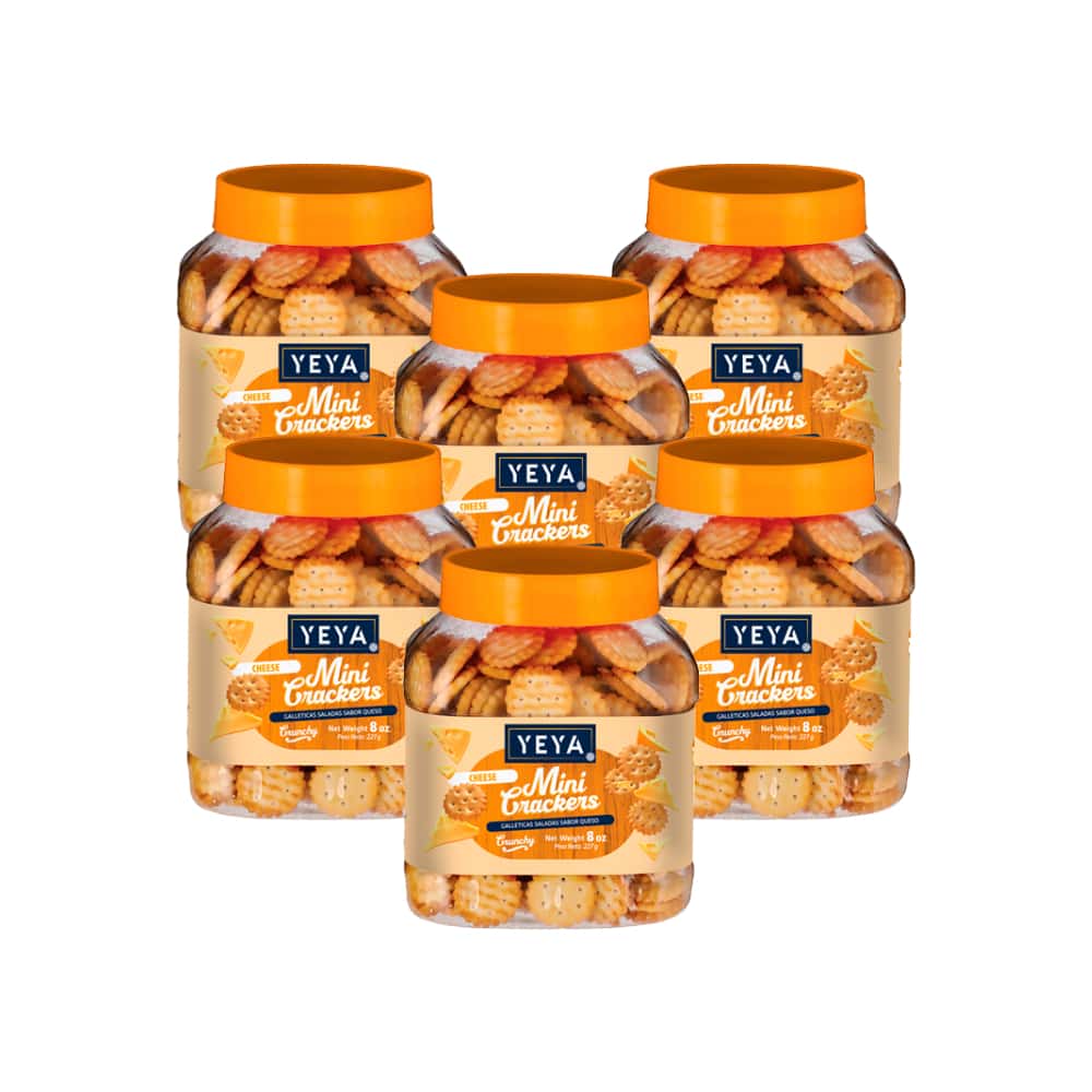 Galleticas saladas sabor queso YEYA (6 x  227 g ) - Miniatura 1