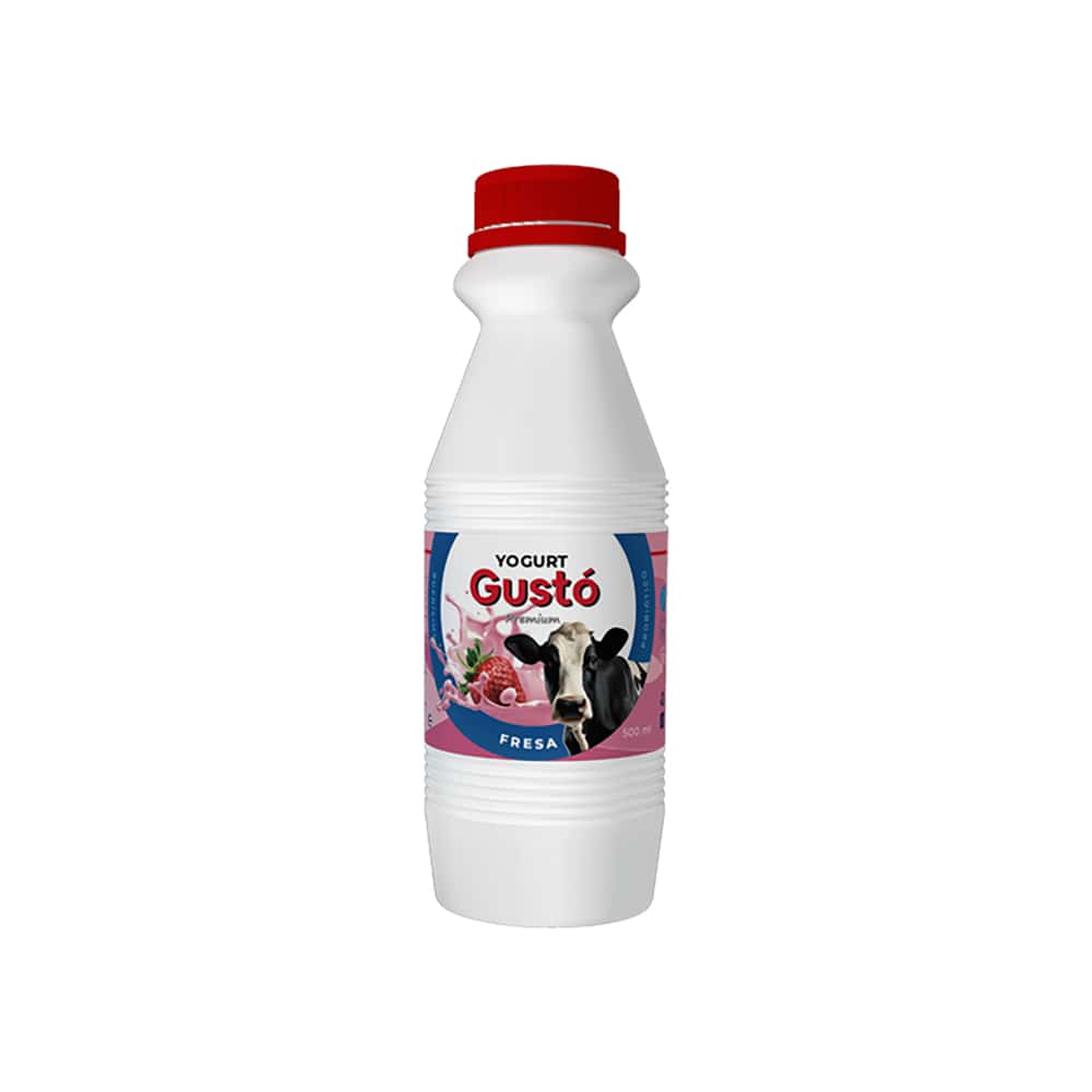Yogurt probiótico de fresa Gustó Premium (500 ml) - Miniatura 5