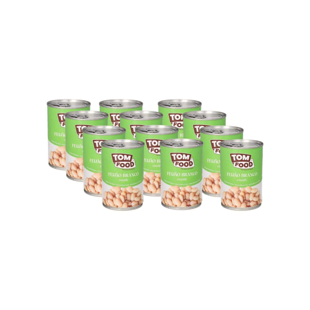 Frijoles blancos cocidos Tom Food (12 x 425 g / 15 oz) - Miniatura 1