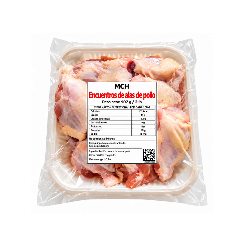 Encuentros de alas de pollo MCH (907 g / 2 lb) - Miniatura 1