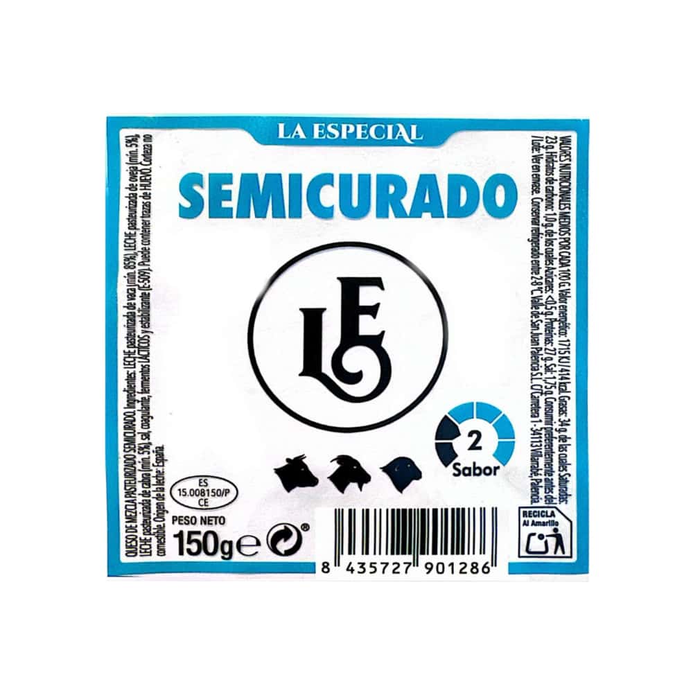 Queso semicurado La Especial (150 g / 5.29 oz) - Miniatura 2