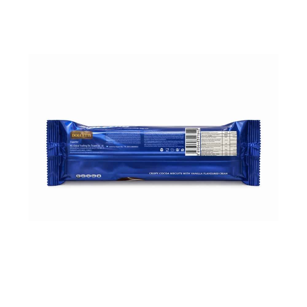 Galleta crujiente de cacao con crema de vainilla Dolcero Dolcetti (56 g / 1.97 oz) - Miniatura 2