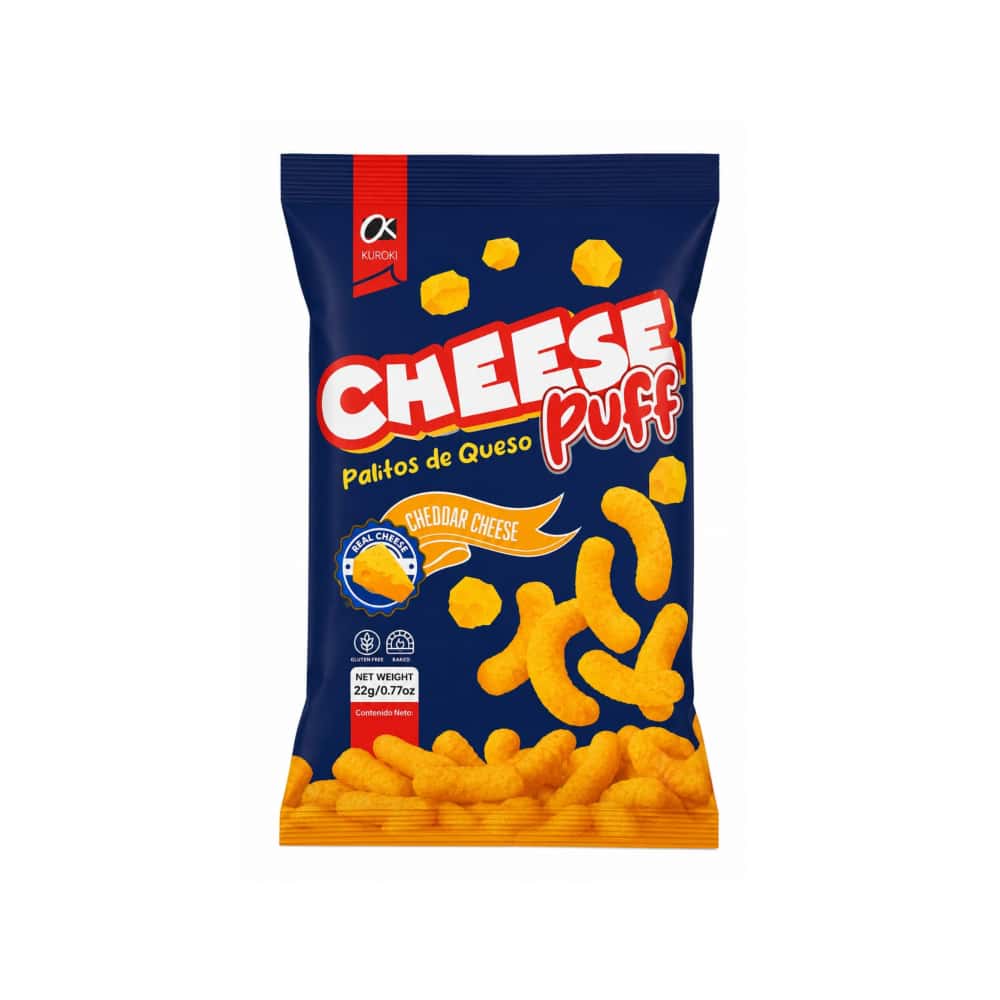 Palitos sabor a queso cheddar Kuroki (22 g) - Miniatura 1