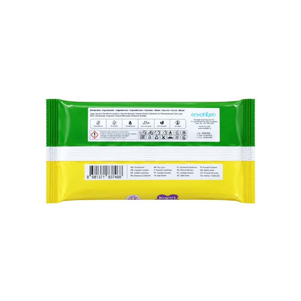 Toallitas húmedas para bebé Cushy Baby Creamy Touch (40 U) - Miniatura 2