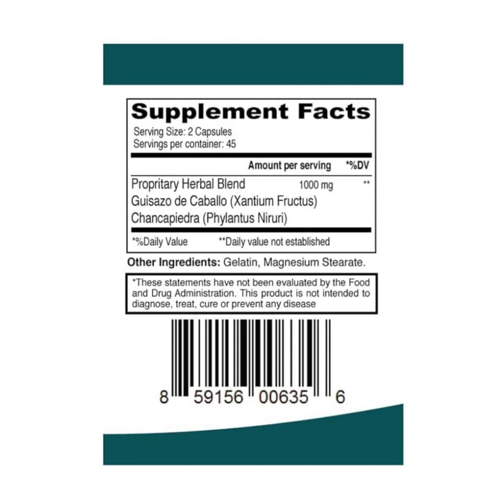 Guisazo de Caballo y Chancapiedra 500 mg Elp Essential (90 Cápsulas) - Miniatura 2