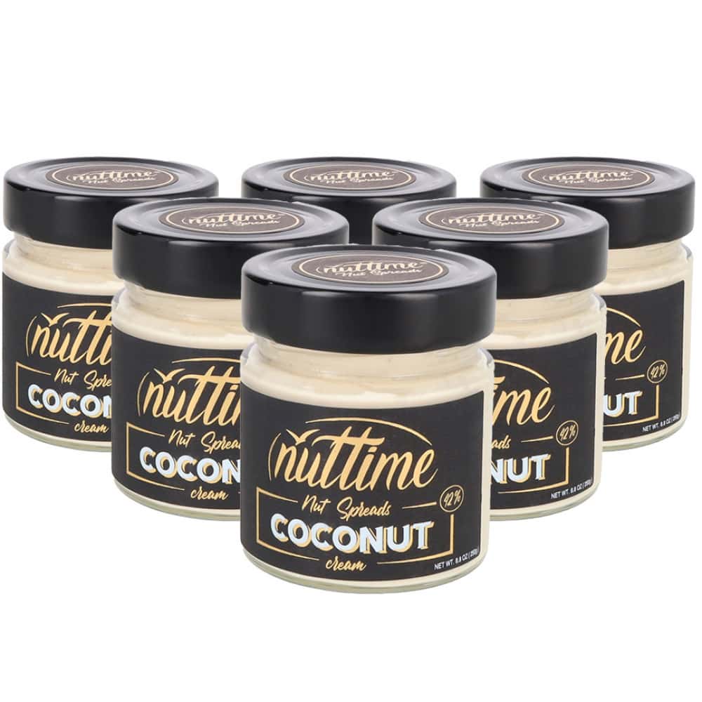 Crema de coco para untar Nuttime (6 x 250 g / 8.80 oz) - Miniatura 1