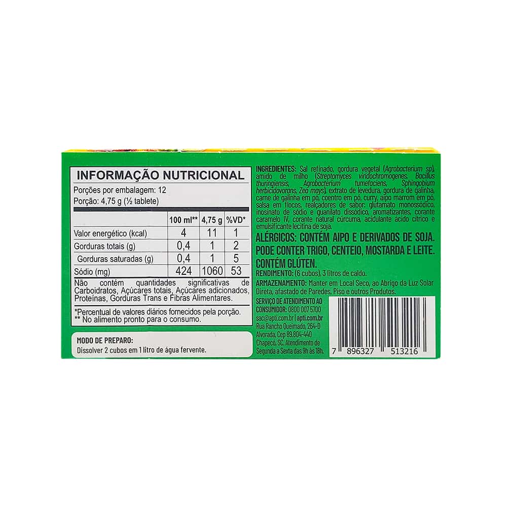 Caldo sabor gallina Apti (57 g / 2.01 oz) - Miniatura 2