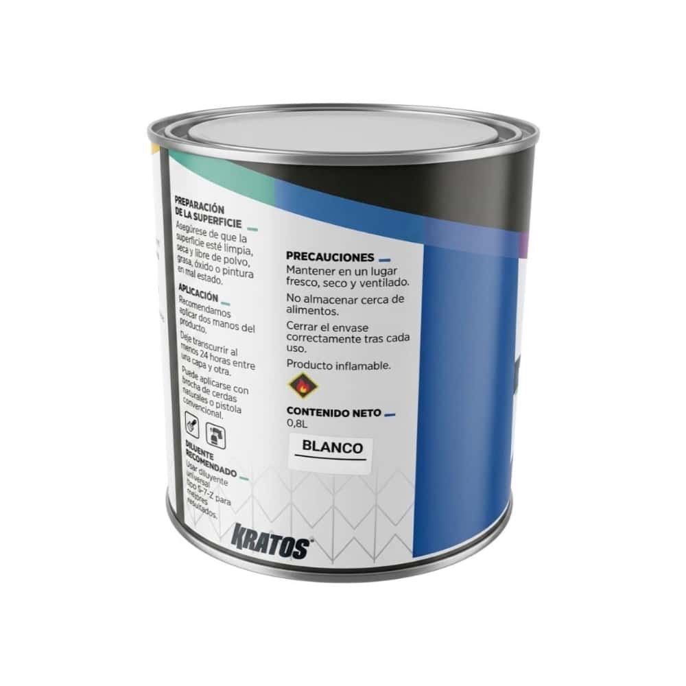Pintura de esmalte blanco Kratos (0.8 L) - Miniatura 2