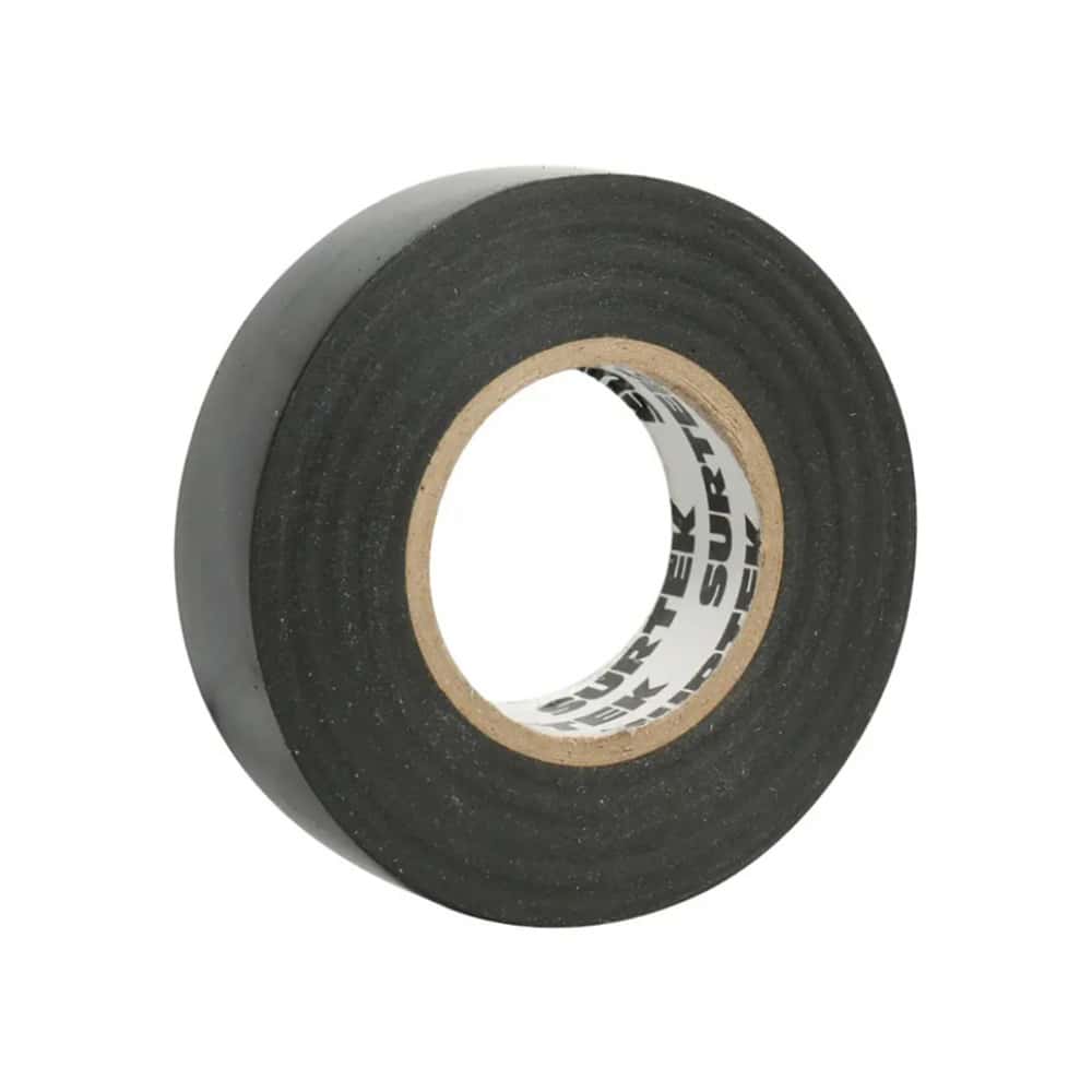 Cinta de aislar color negro 19 mm x 9 m Surtek 138000 - Miniatura 1