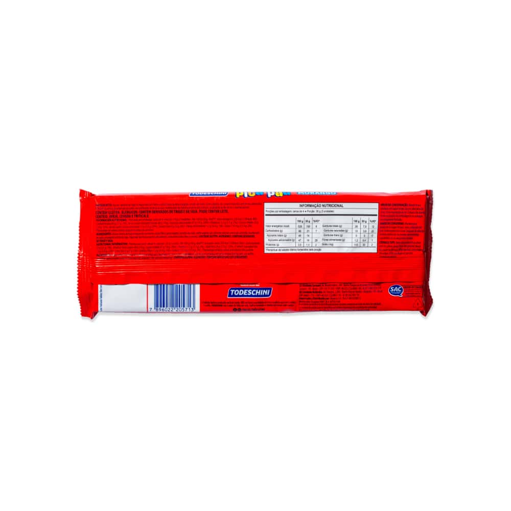 Sorbeto de fresa pica pau Todeschini (4 x 115 g / 4.06 oz) - Miniatura 2