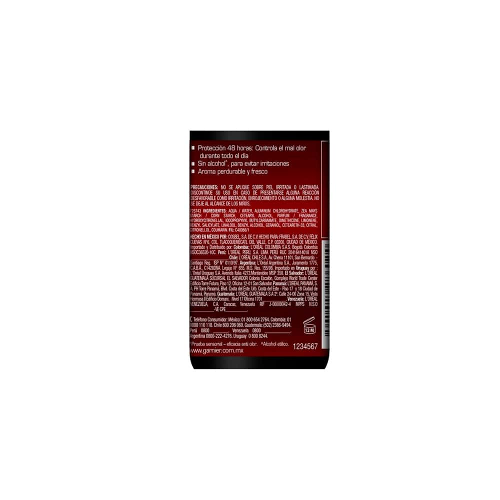 Desodorante antitranspirante para hombre Active Obao Garnier (65 g / 2.29 oz) - Miniatura 3
