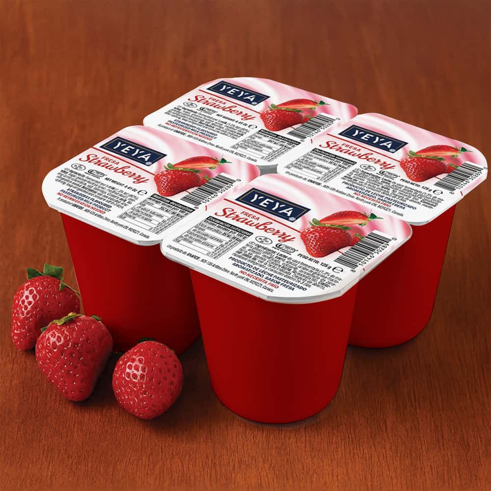 Yogurt pasteurizado sabor fresa + Yogurt pasteurizado natural - Miniatura 3