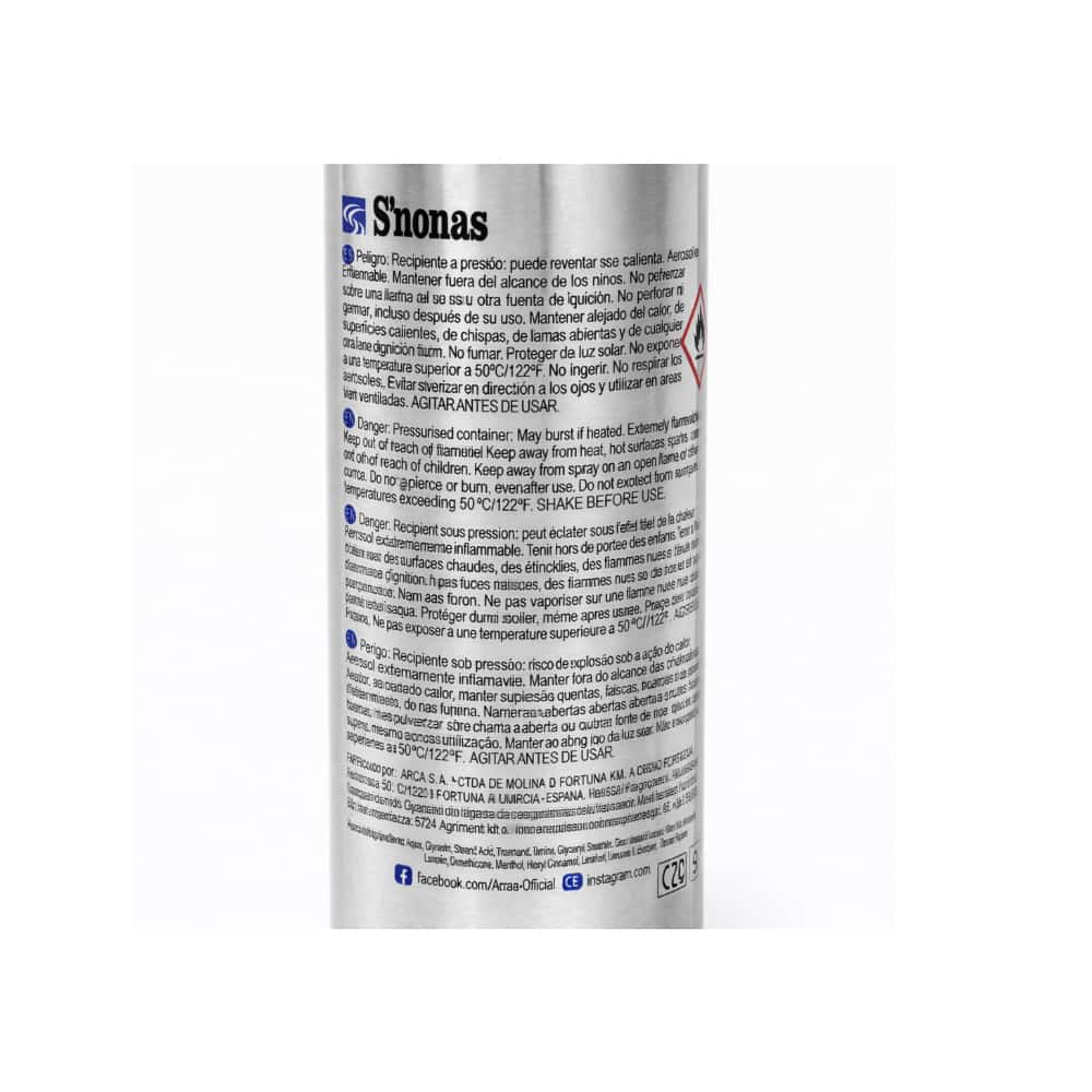 Espuma de afeitar spray para hombres S'nonas (200 ml) - Miniatura 3