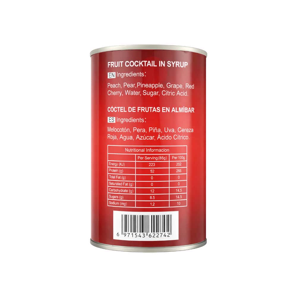 Cóctel de frutas en almíbar La Sabrosa (425 g / 14.99 oz) - Miniatura 3