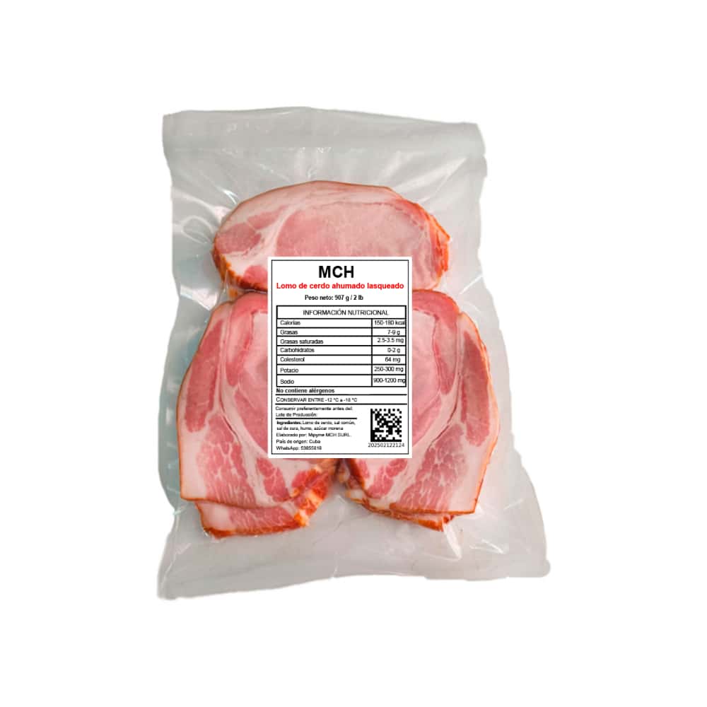 Lomo de cerdo ahumado lasqueado MCH (907 g / 2 lb) - Miniatura 1