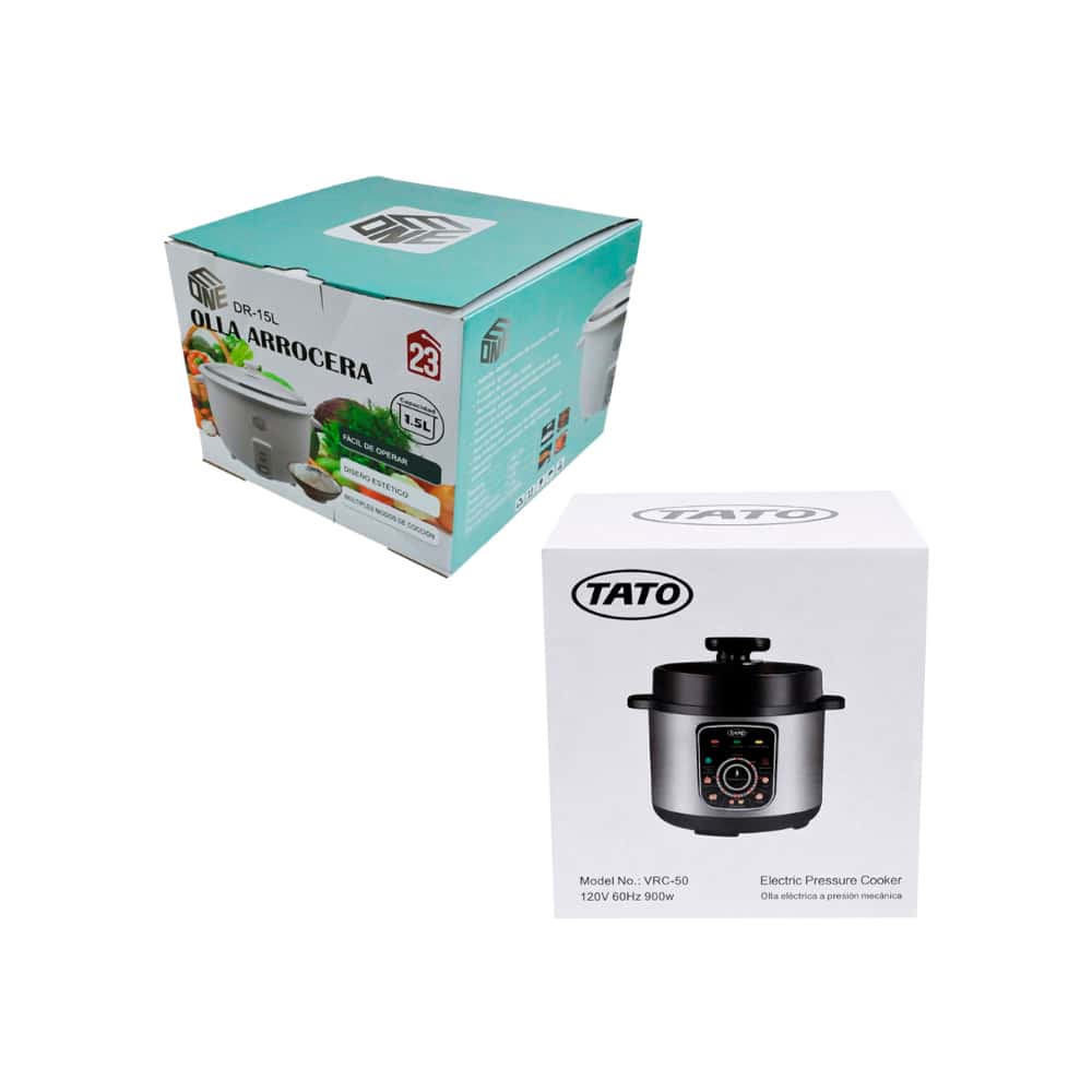 Olla reina a presión eléctrica de 5 L Tato VRC-50 + Olla arrocera eléctrica de 1.5L Eone DR-15L - Miniatura 4