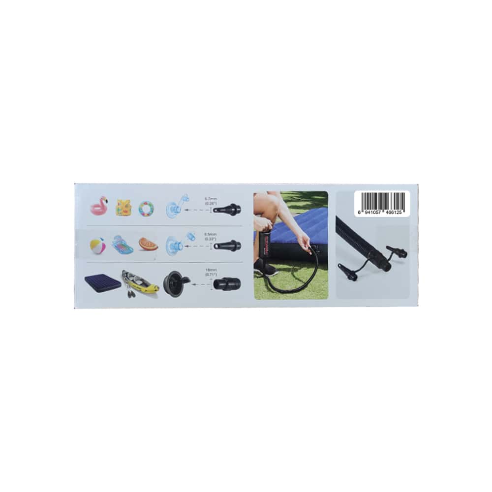 Bomba de aire manual para colchón inflable Intex - Miniatura 4