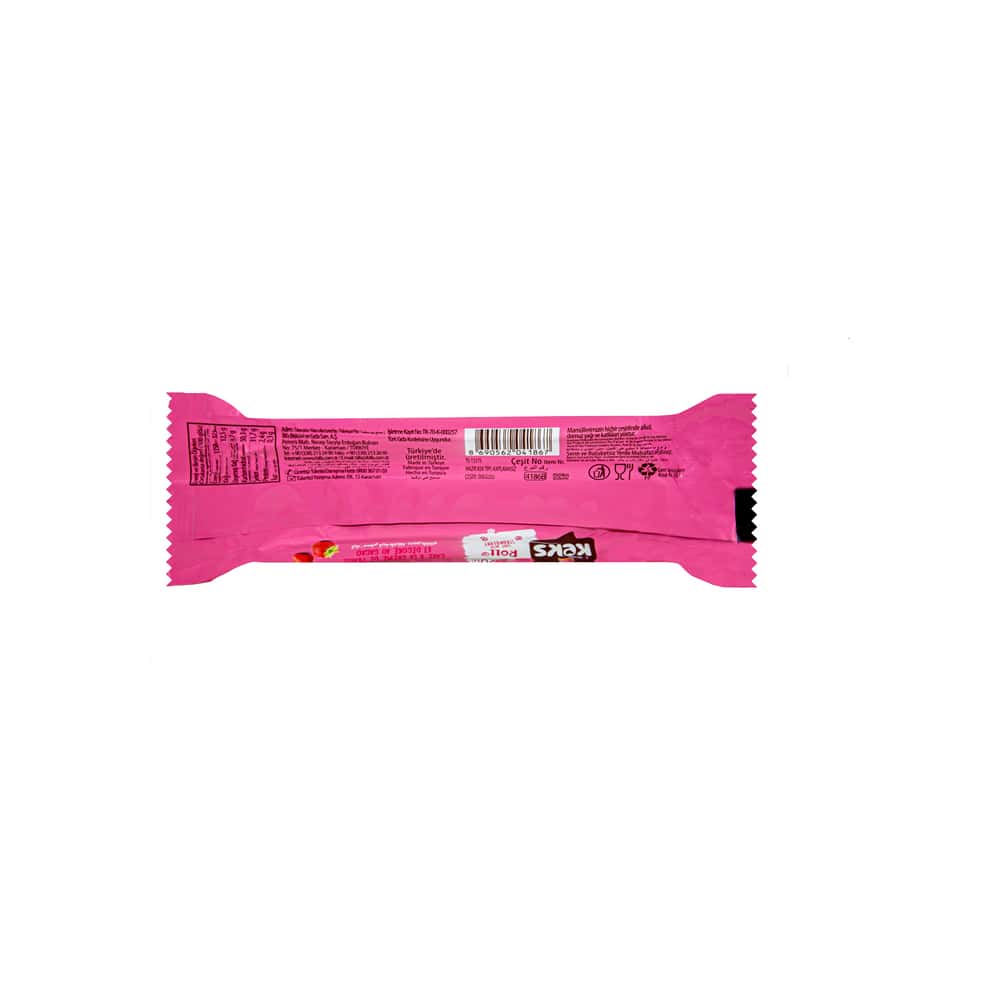 Pastel enrollado con crema de fresa Bifa (50 g / 1.76 oz) - Miniatura 2