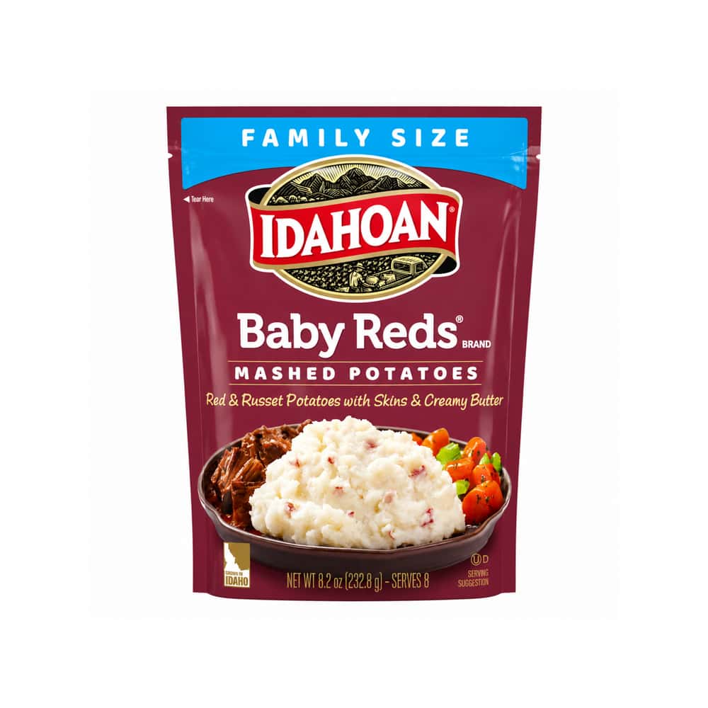 Puré instantáneo de papas rojas y russet con piel y mantequilla cremosa Idahoan (232.8 g / 8.2 oz) - Miniatura 1