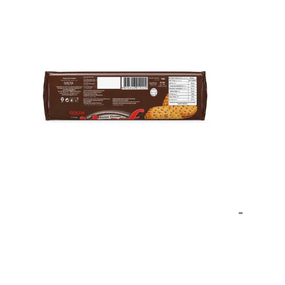 Galleta sándwich de crema de cacao Keyf Golda (8 X 140 g / 4.94 oz) - Miniatura 3