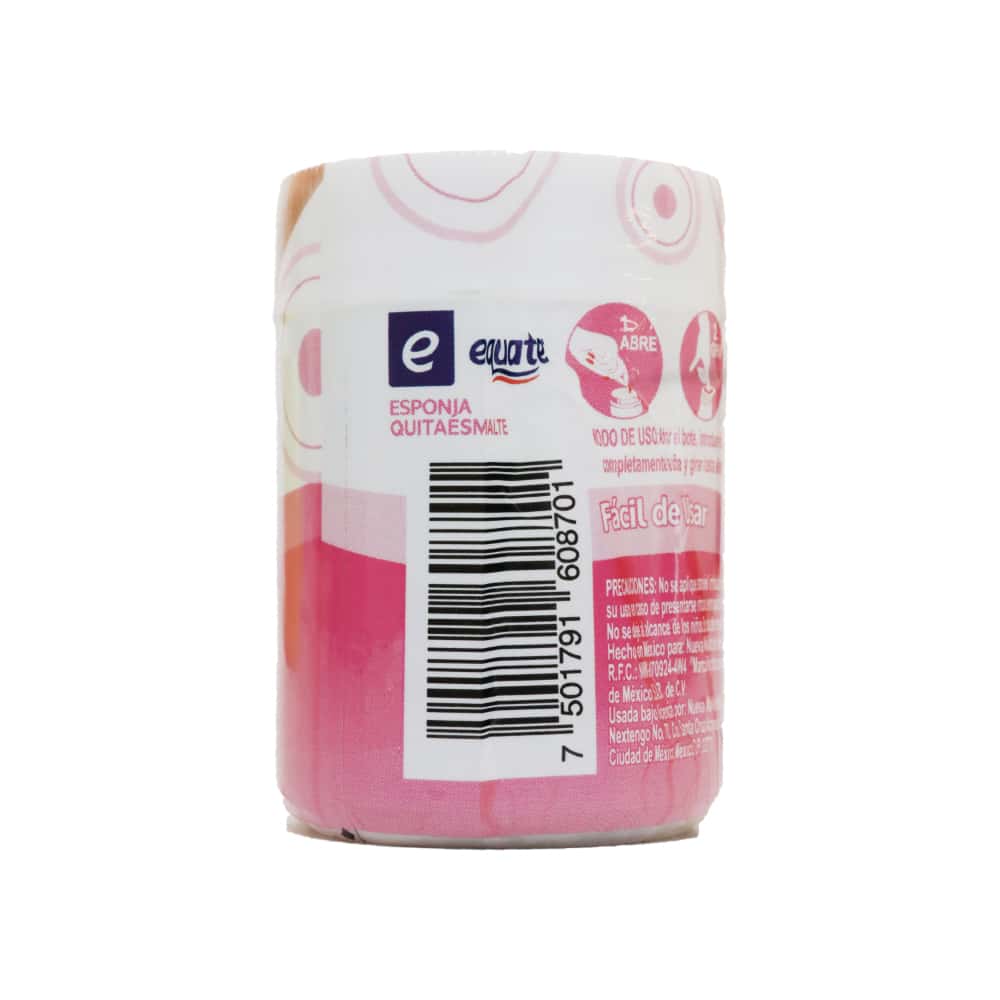 Esponja quitaesmalte sin aroma Equate (40 ml) - Miniatura 3