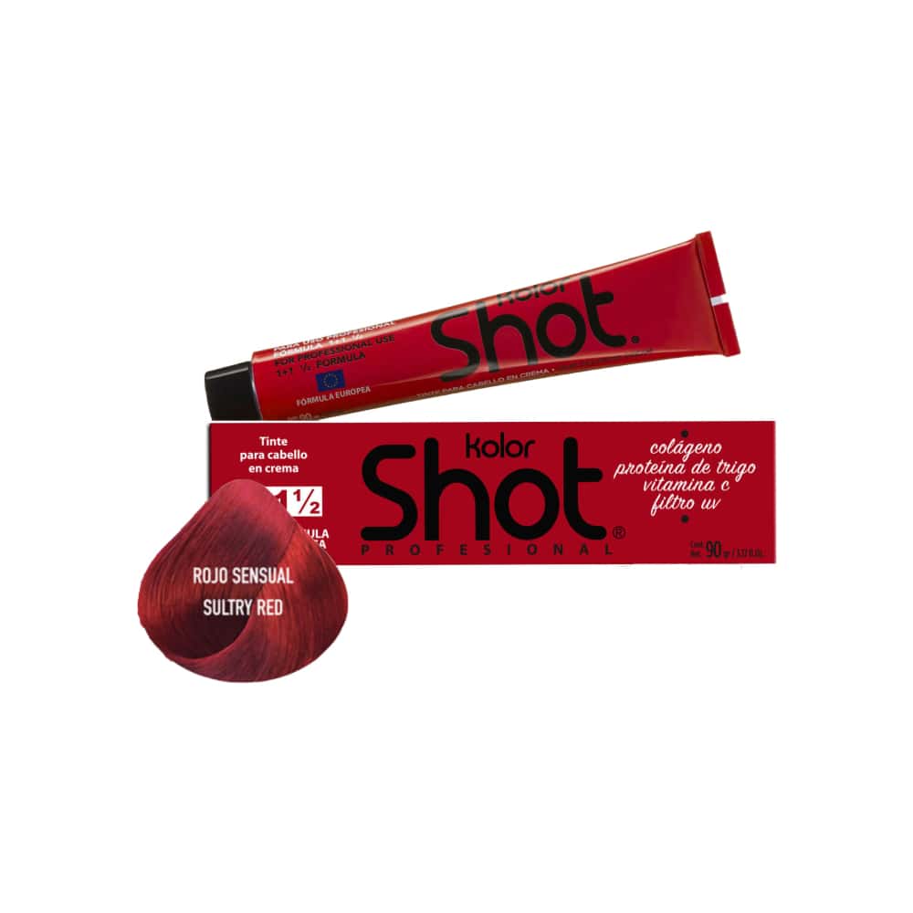 Tinte para el cabello en crema No.6.66 rojo sensual Kolor Shot (90 g / 3.17 fl oz) - Miniatura 5