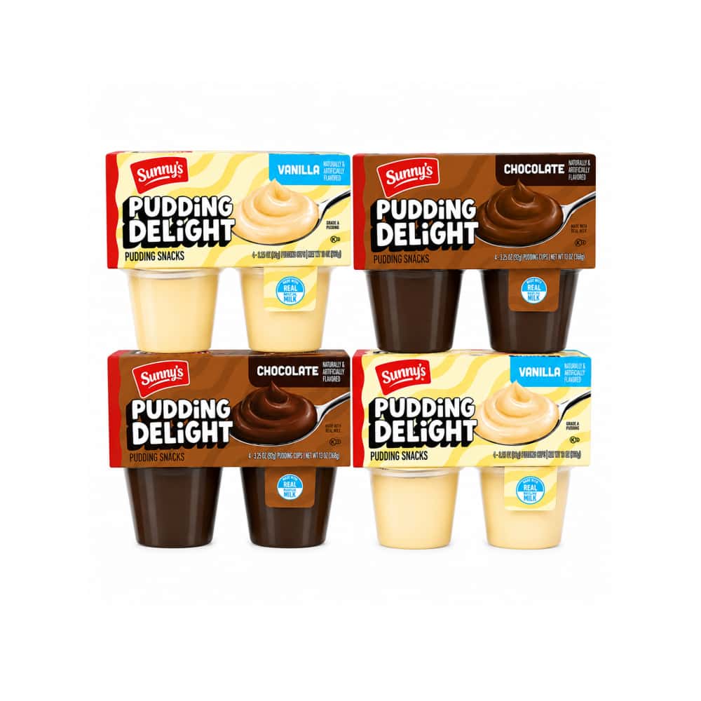 Natillas de chocolate y vainilla (16 x 92 g / 3.25 oz) - Miniatura 1
