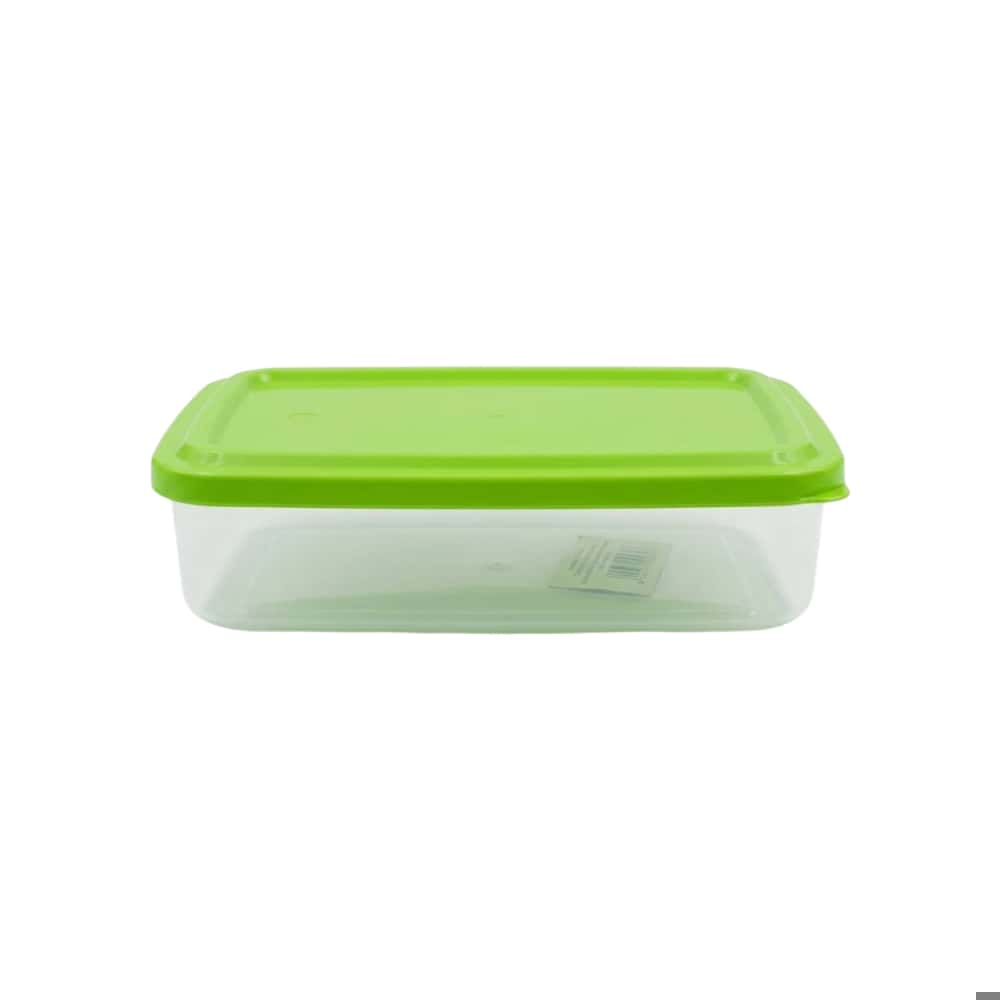 Fiambrera rectangular con tapa color verde 750 ml Casa y Menaje - Miniatura 1