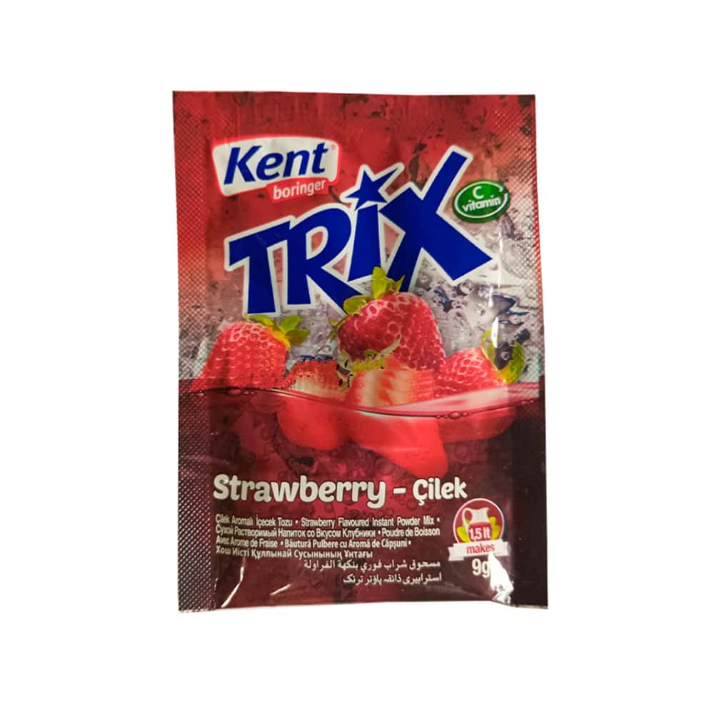 Caja de refresco en polvo sabor fresa Trix (24 x 9 g) - Miniatura 2
