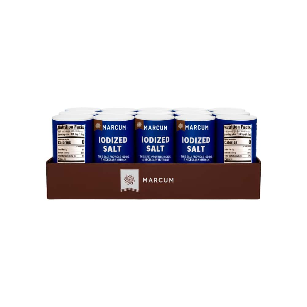 Sal yodada Marcum (12 x 737 g / 1.6 lb ) - Miniatura 1