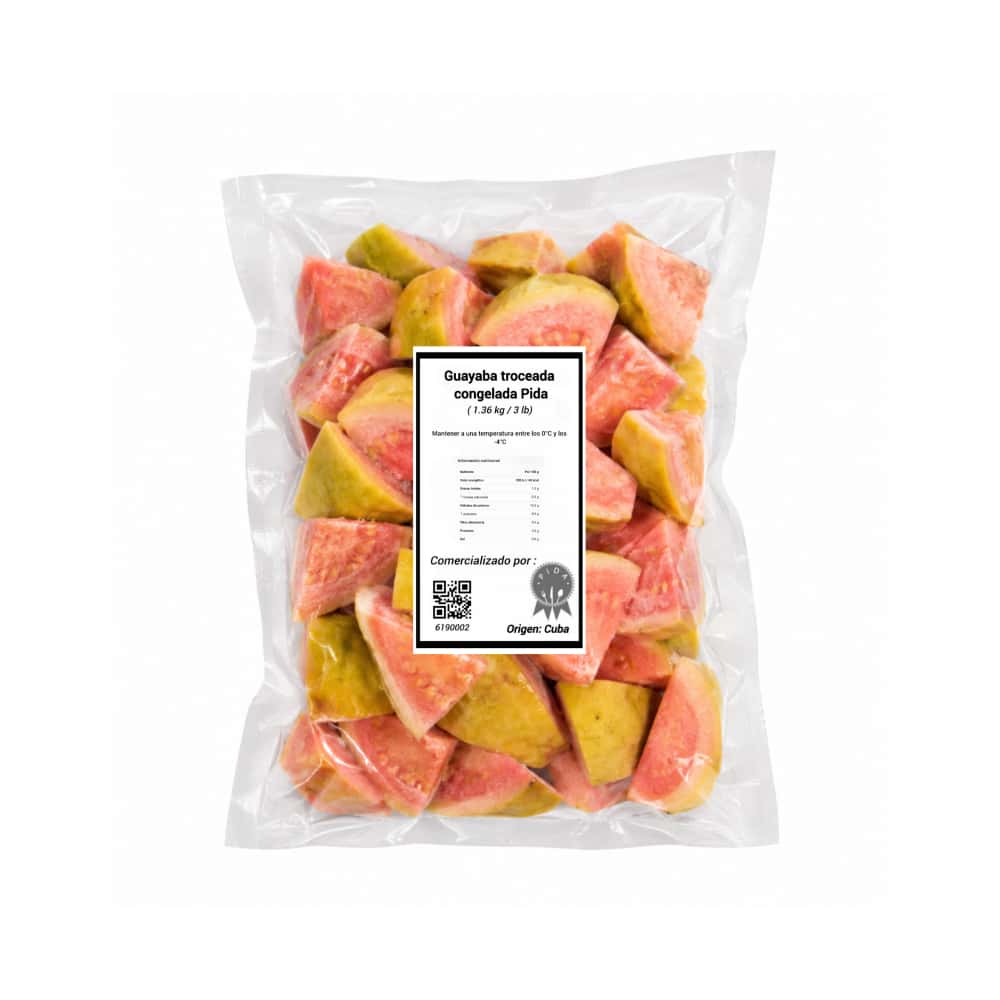 Guayaba troceada congelada PIDA (1.36 kg / 3 lb) - Miniatura 1