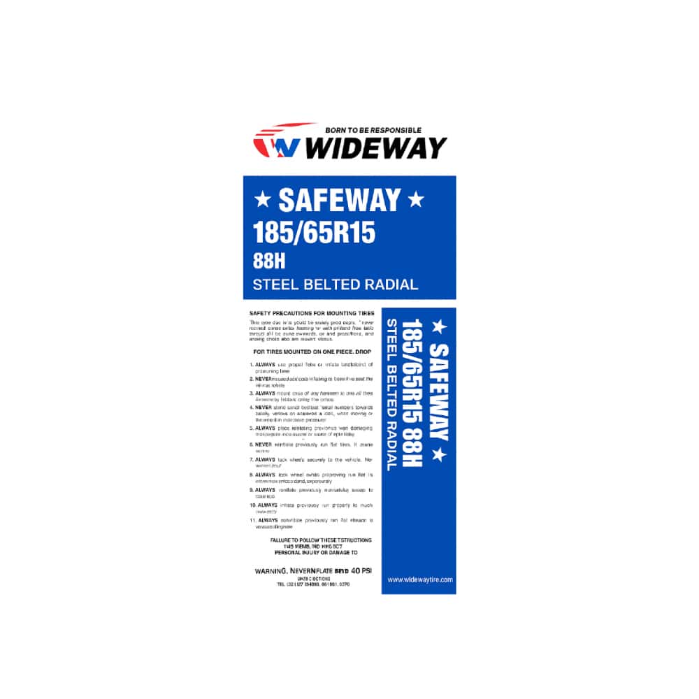 Neumático para auto 185/65 R15 Wideway - Miniatura 4